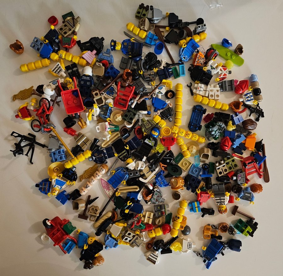 Lego Minifigurer delar Blandade