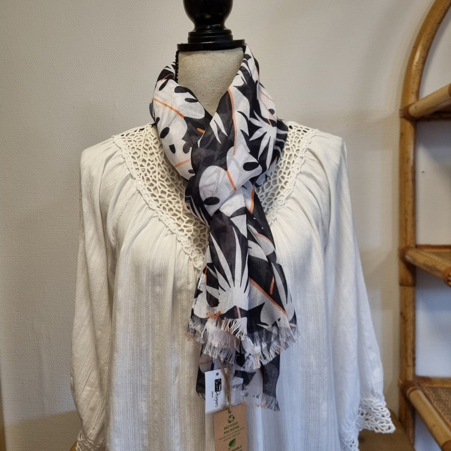 Halsduk Scarf 224-02 Palm Print