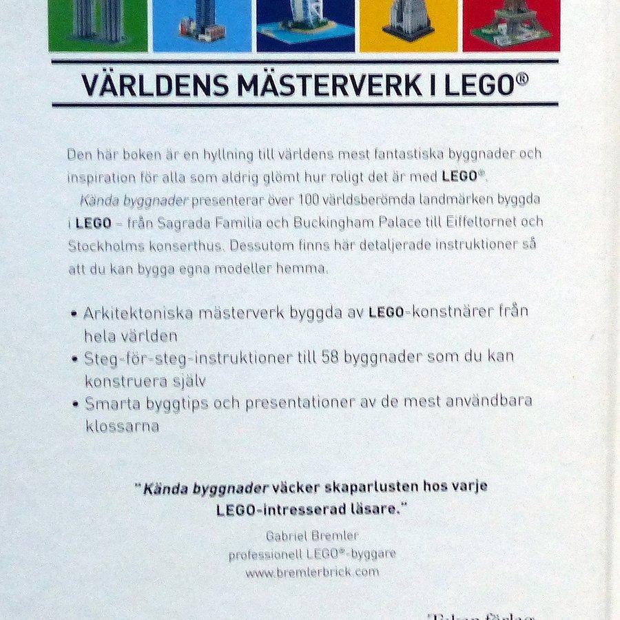 Kända Byggnader: Idéer för LEGO®-Byggen av Warren Elsmore