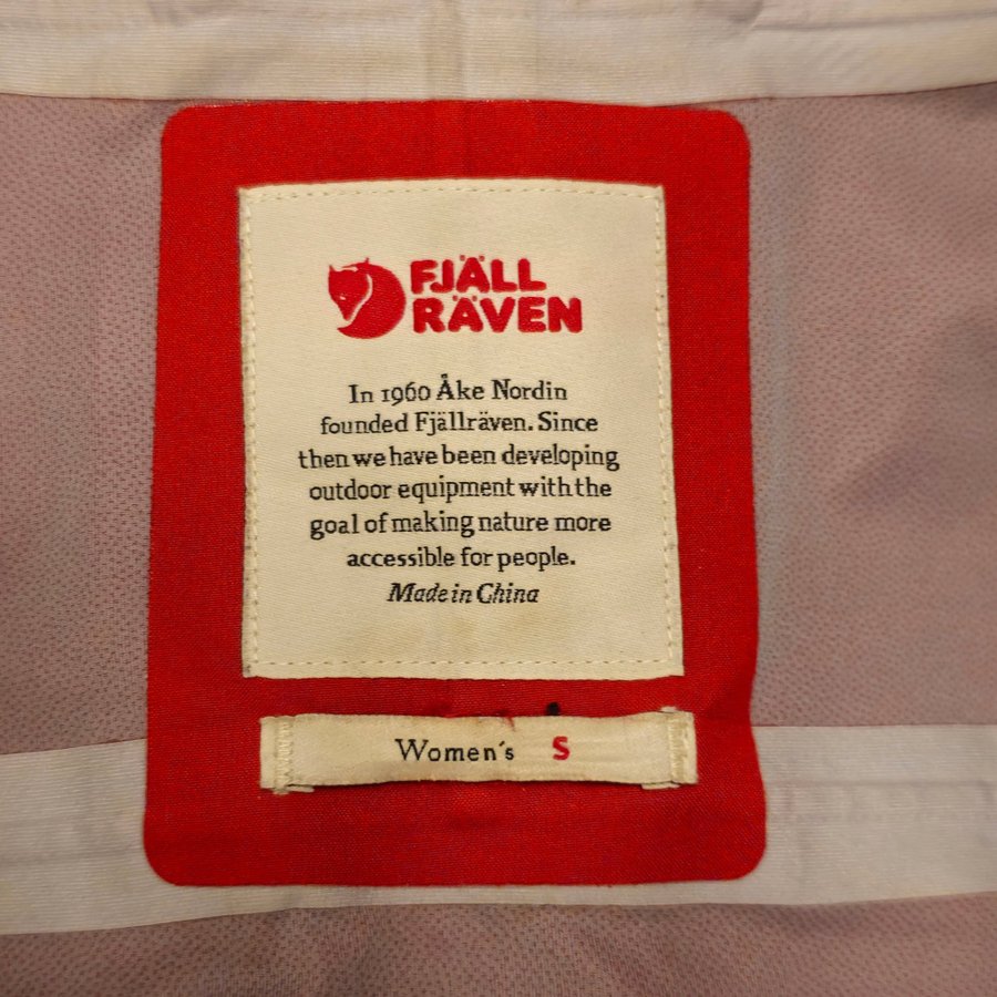 Fjällräven Eco-Shell Jacket Women Small #0239