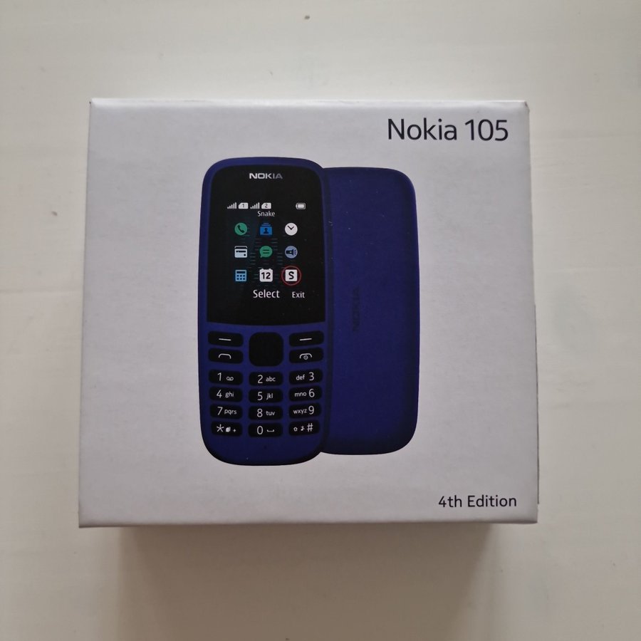 HELT NY Nokia 105 obruten förpackning