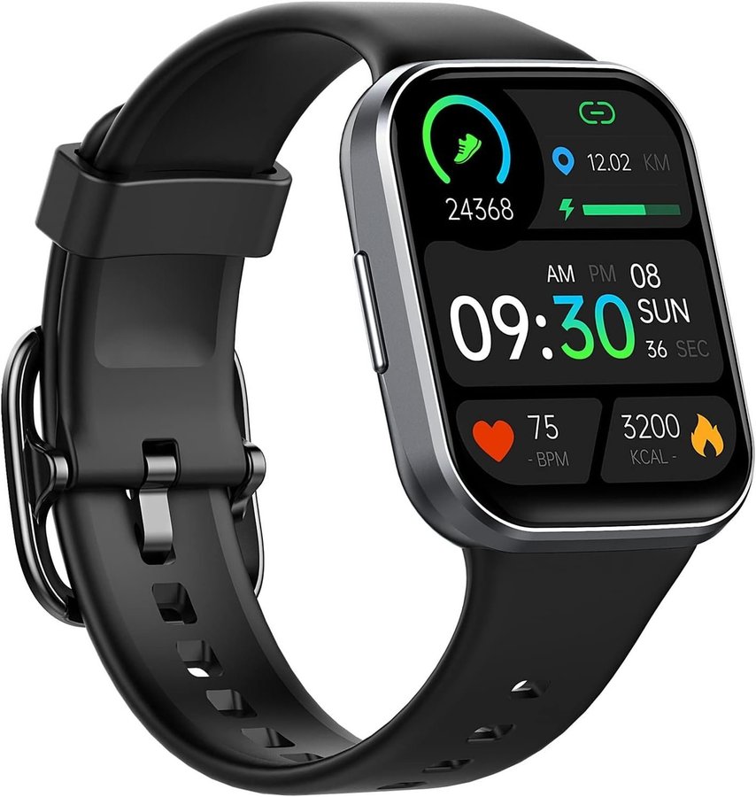 NY Smartwatch | 1,69" | IP68 | Puls/Sömn/Stegmätare | iOS/Android | Nypris 399kr