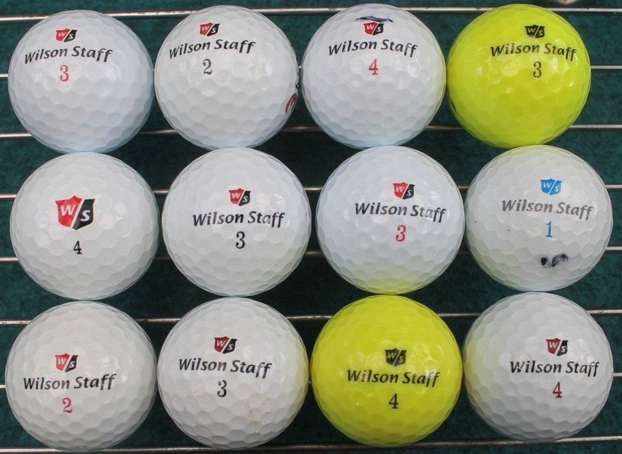 WILSON STAFF DX2/DX3 MIX - 1 dussin förstasortering - 7 kr/st - Bra samfrakt!