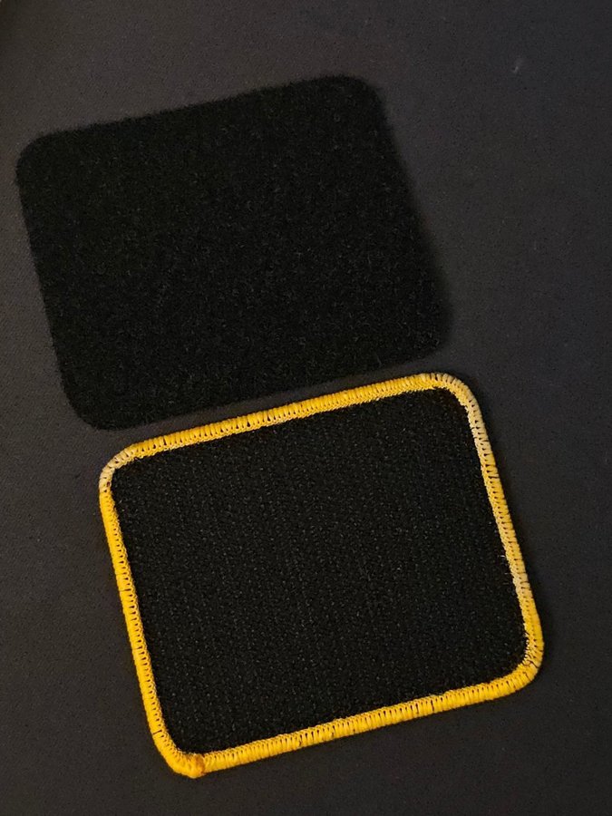 WARNING! I have no idea what i am doing Patch Velcro