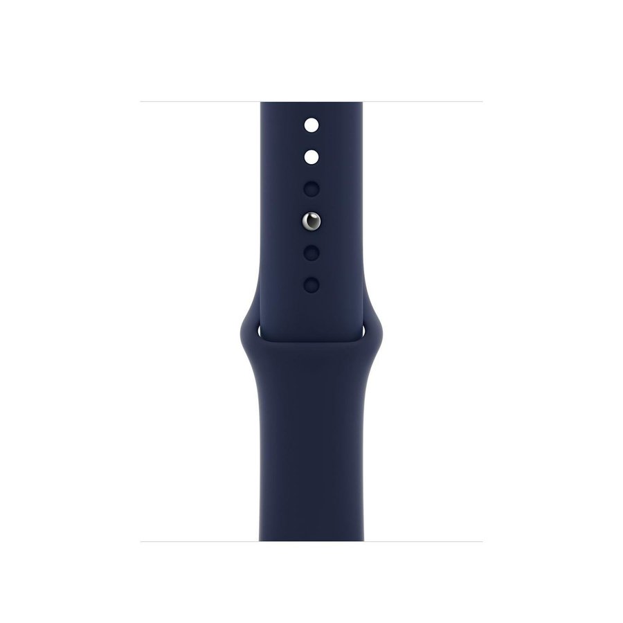 Silikonband 38/40/41/42mm (M/L) Apple Watch Armband - MARINBLÅ