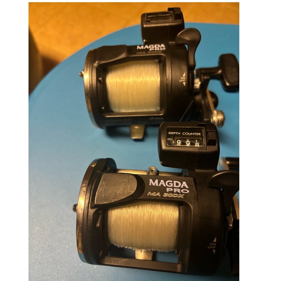 Okuma Magda PRO MA-30DX 4st linecounter trolling