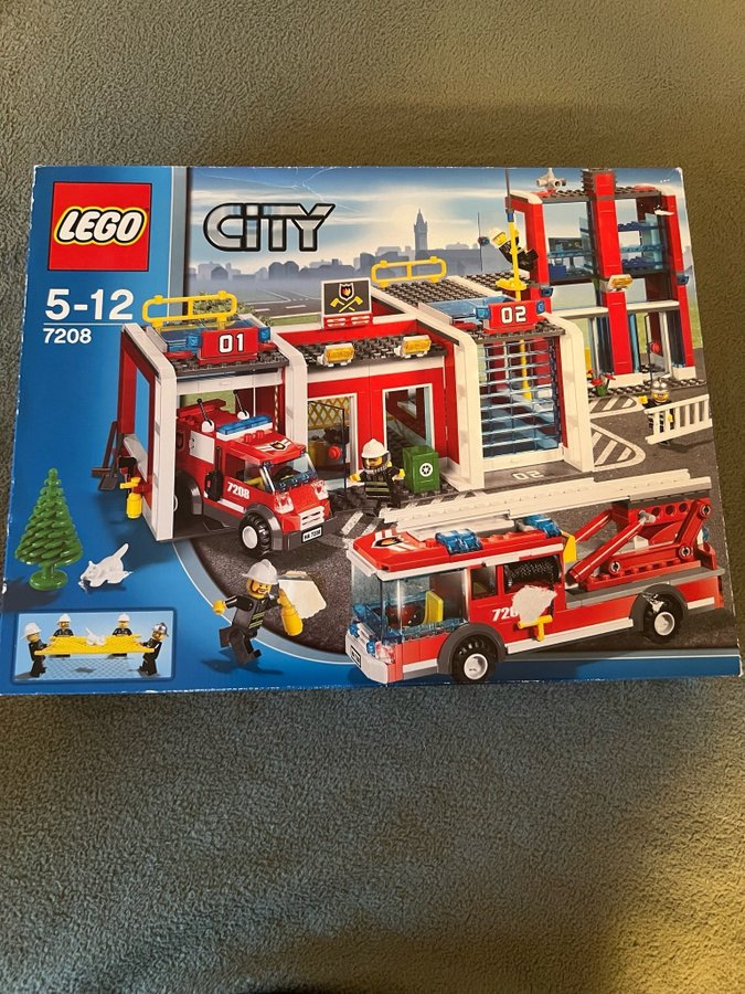 Lego City Brandstation 7208