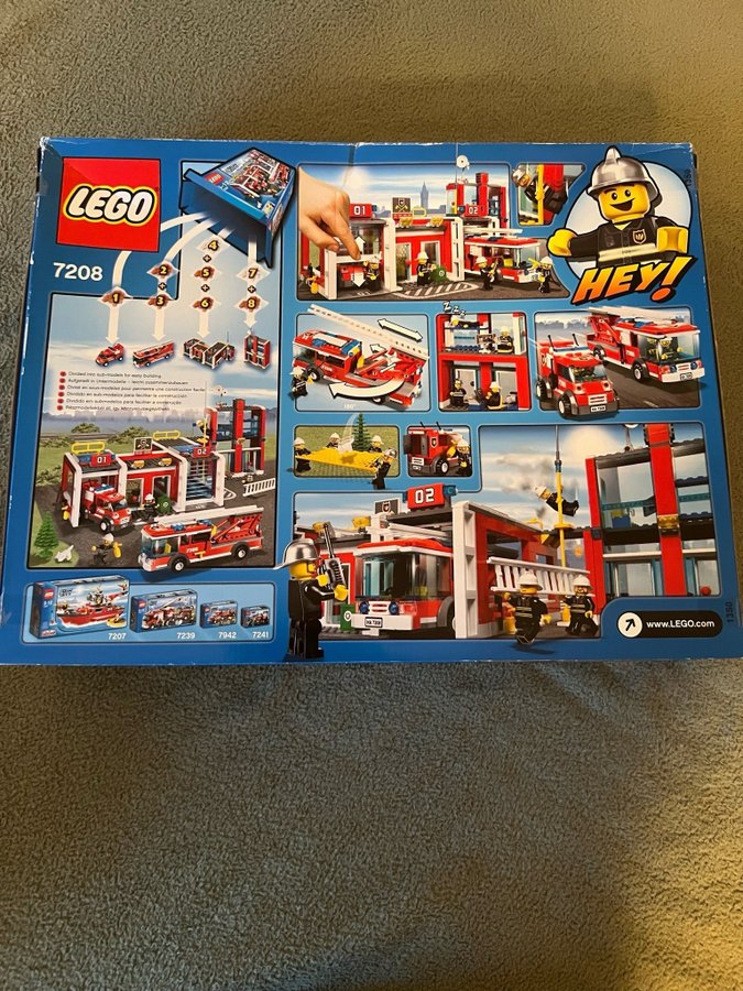 Lego City Brandstation 7208