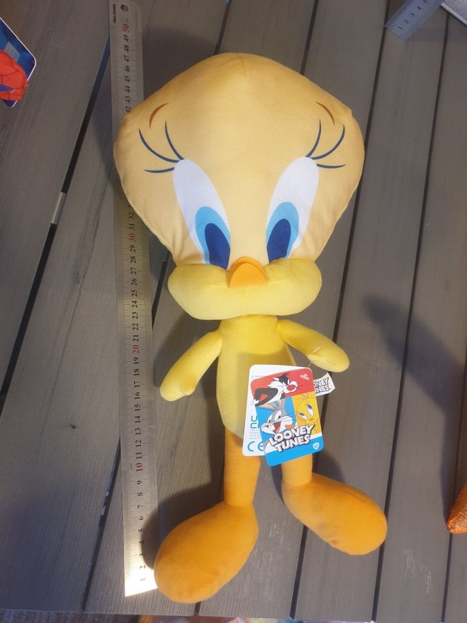 Ny stor nalle twitty looney tunes mjukisdjur 47cm