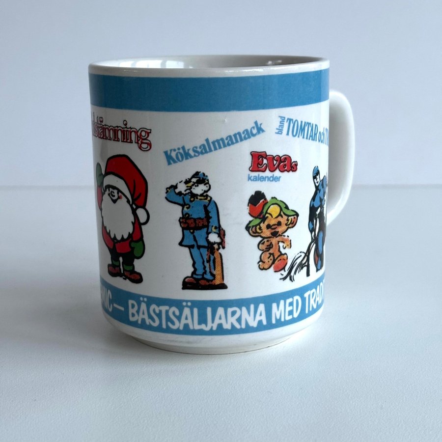 Mugg från Jultidningsförlaget (1980-/1990-tal, nostalgi, vintage, retro)