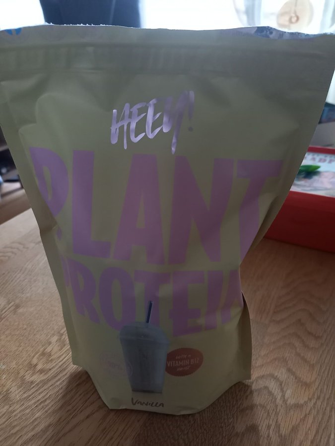 Heey! Veganskt proteinpulver vaniljsmak nyskick