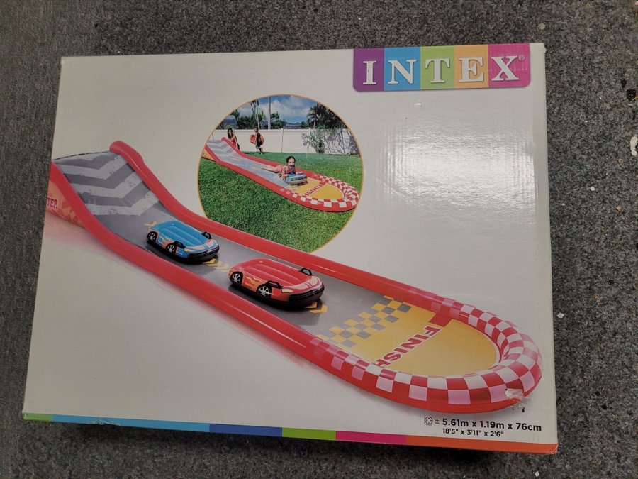 INTEX Race Track Water Slide