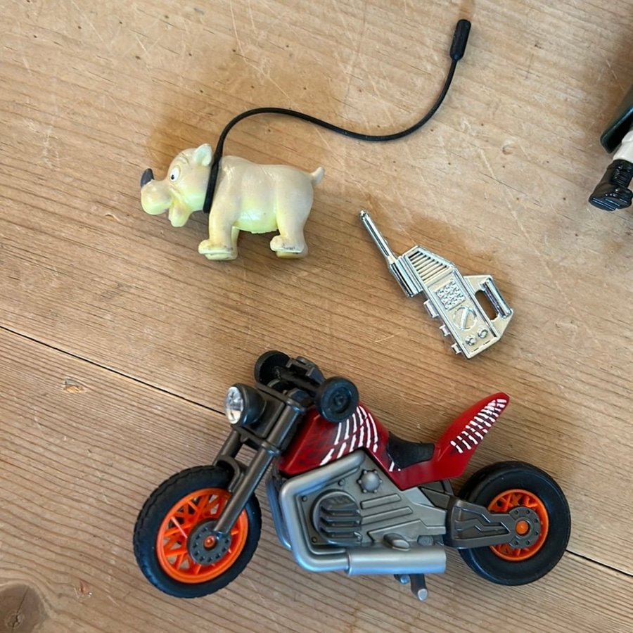 Playmobil 9371 Pengatransport med skurkmotorcykel