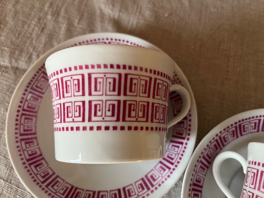 Vintage Retro Kaffekopp Arthur Percy Karlskrona Upsala Ekeby Ovanlig Dekor