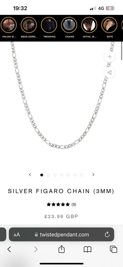 Figaro Chain från Twistedpendant