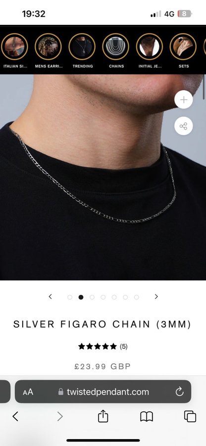 Figaro Chain från Twistedpendant