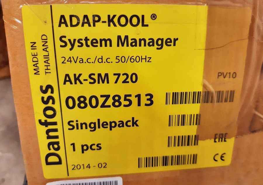 Ny Danfoss komplett system manager AK-SM 720