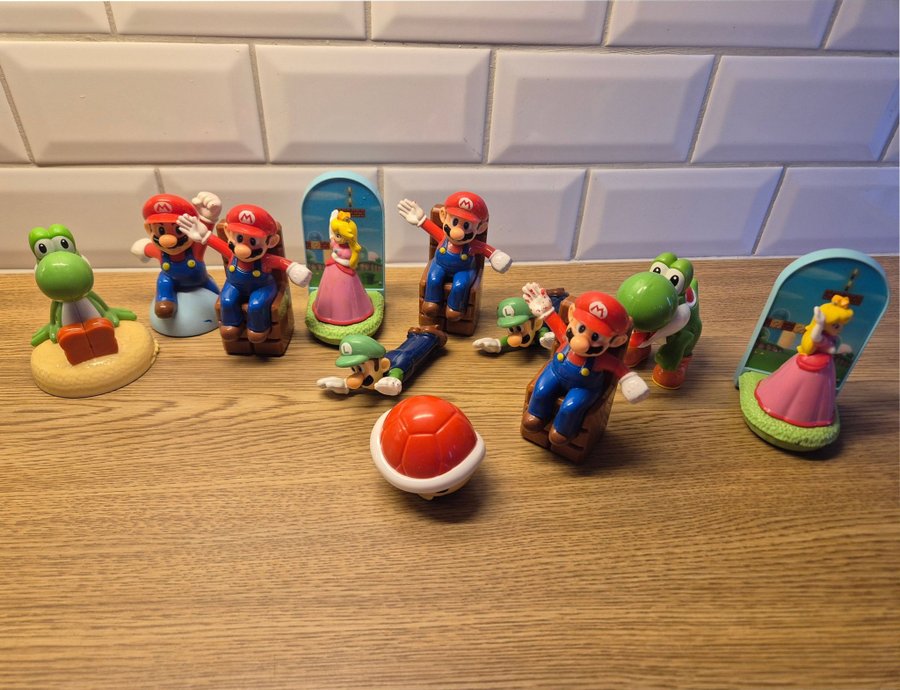 Super Mario figurer från McDonalds