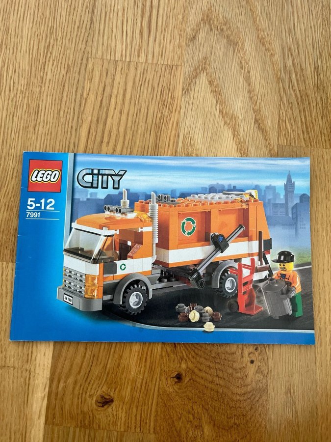 Lego City- Recycle Truck (7991) - Nästan komplett