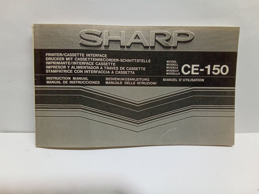 Sharp CE-150 Manual