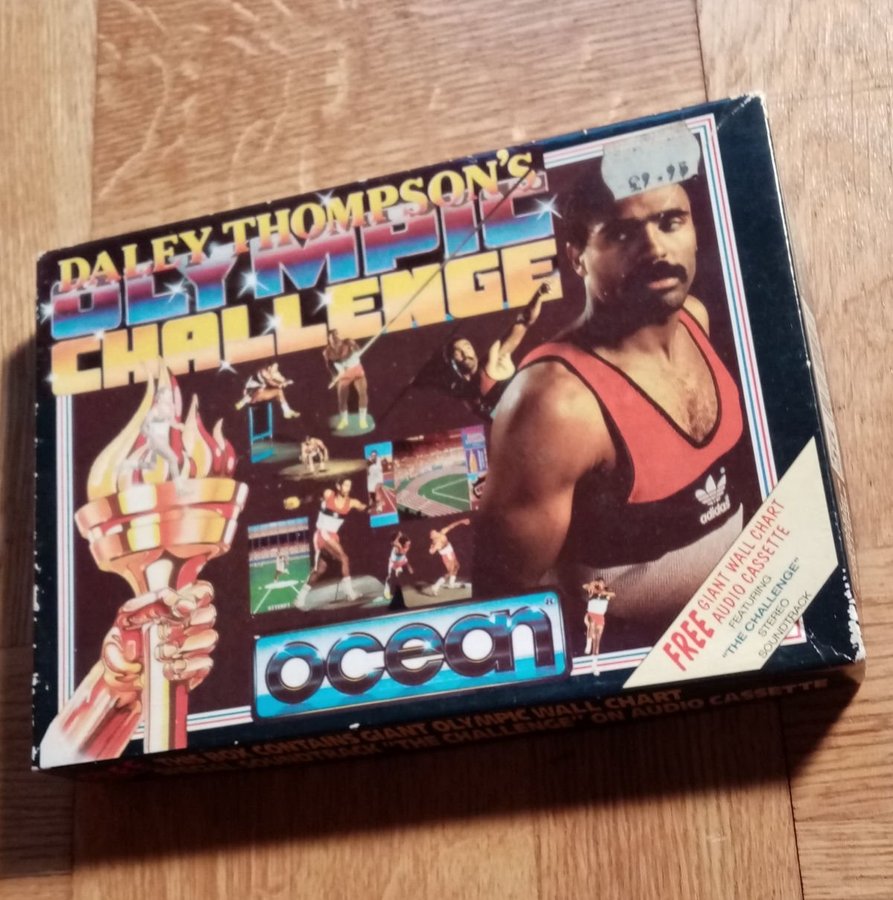 Daley Thompson's Olympic Challenge (Ocean) ->TESTAD<- Commodore 64 / C64 Spel