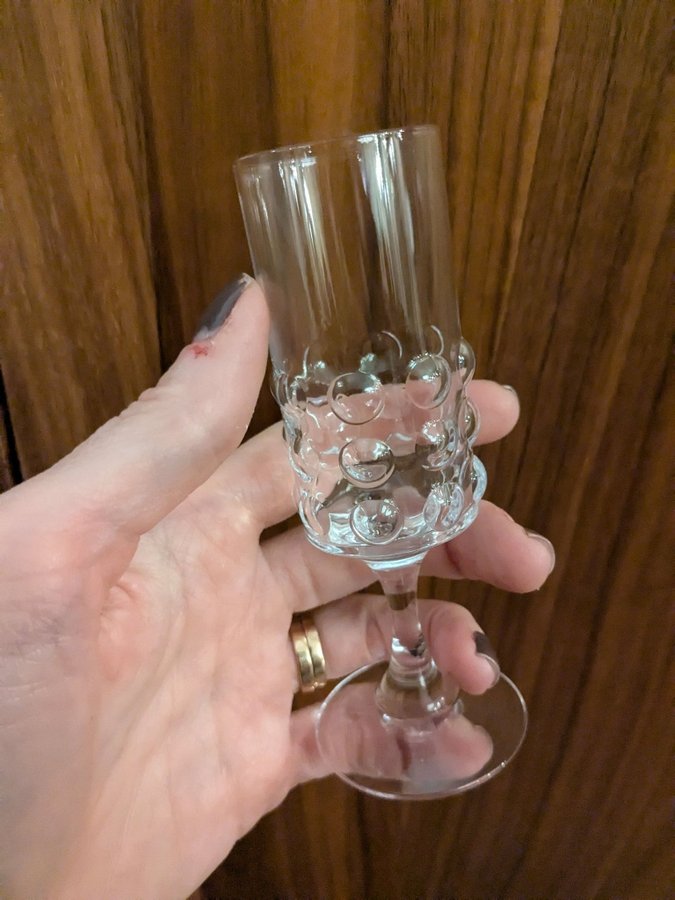 Riihimäen Lasi Nanny Still Grappo glas likörglas 6 st