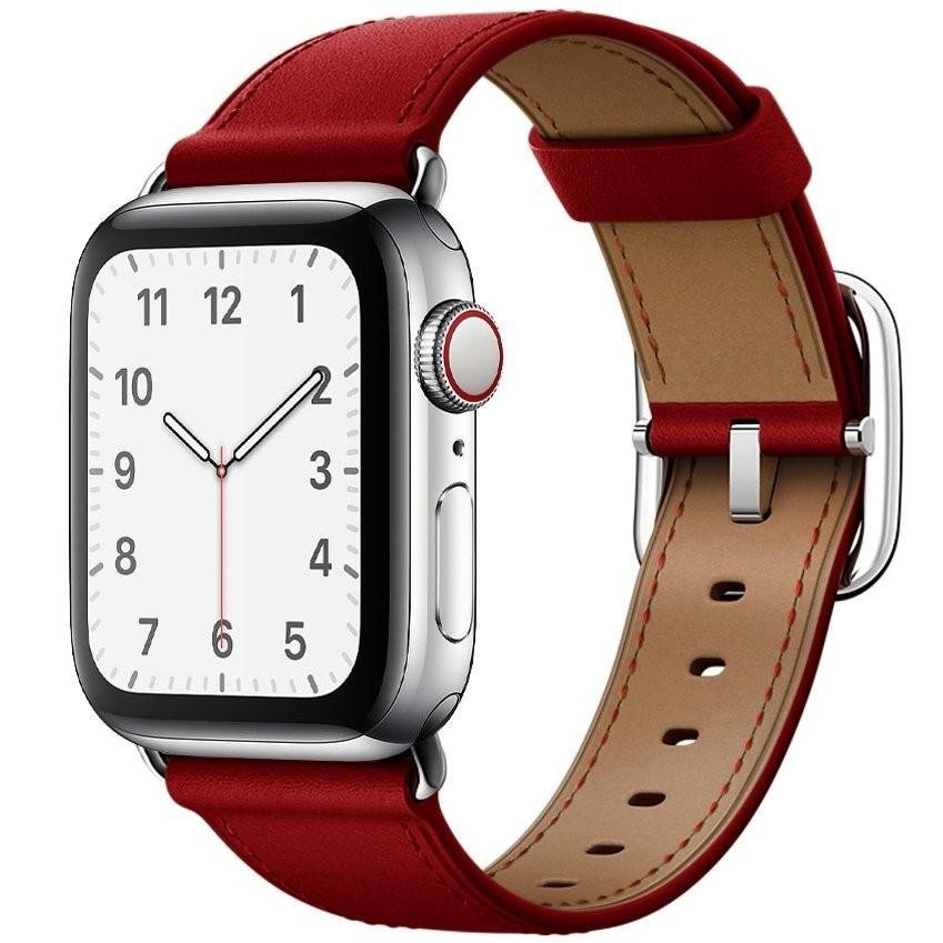 Square Buckle 38/40/41/42mm Apple Watch Armband - RED