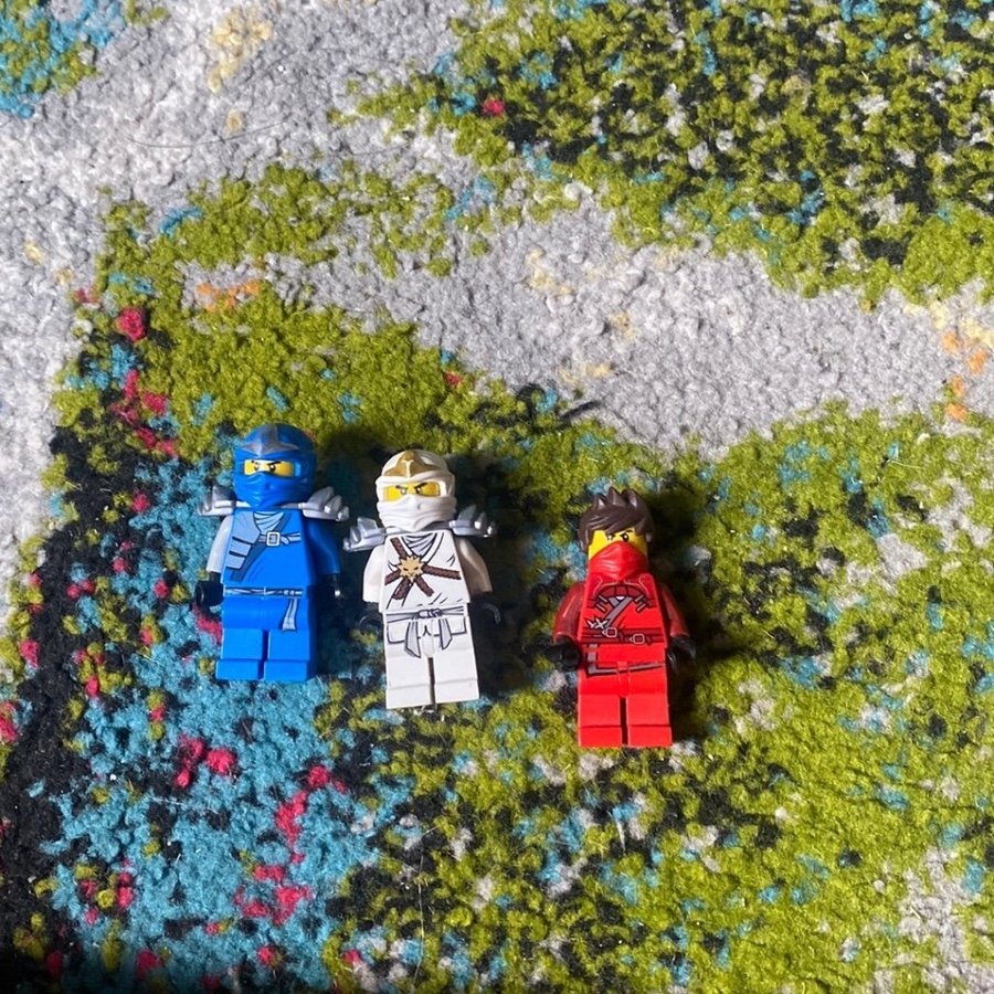 Lego Ninjago Minifigurer kai jay och zane ZX