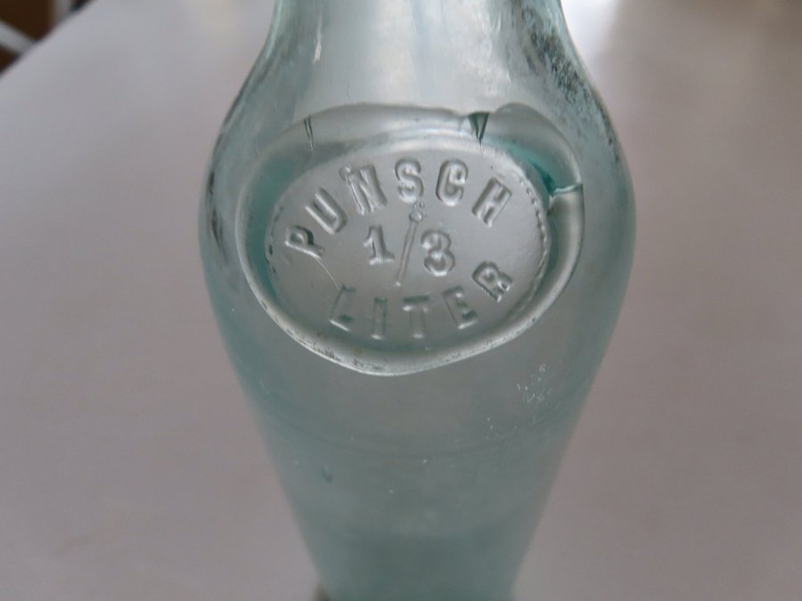 Gammal flaska Punsce 1/3 liter