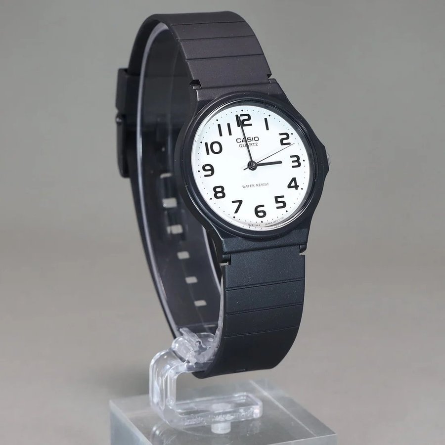 Casio MQ-24 Resin Wristwatch, Casio Collection,black/white (letter),Newest model