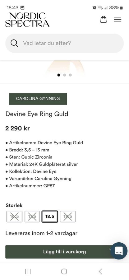 Gynning ring