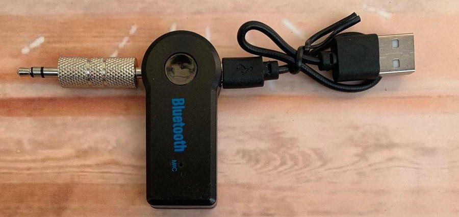 Bluetooth 35mm Aux Mottagare Ljud Adapter - Snabb frakt