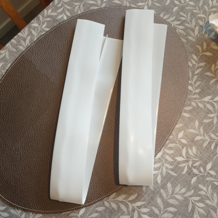 2 x 65 cm spaltlist för spis list mellan spis och bänkskiva silikon