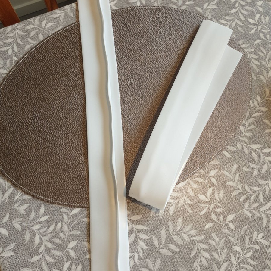 2 x 65 cm spaltlist för spis list mellan spis och bänkskiva silikon