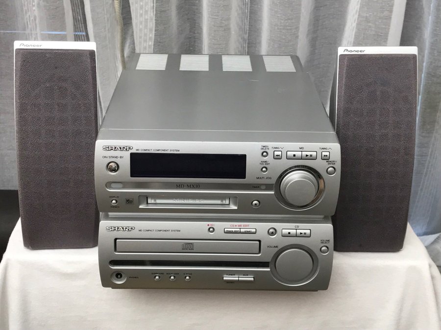 Sharp MD-MX10 Mini System Recorder Minidisc