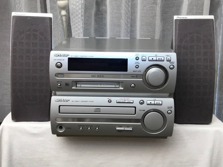 Sharp MD-MX10 Mini System Recorder Minidisc