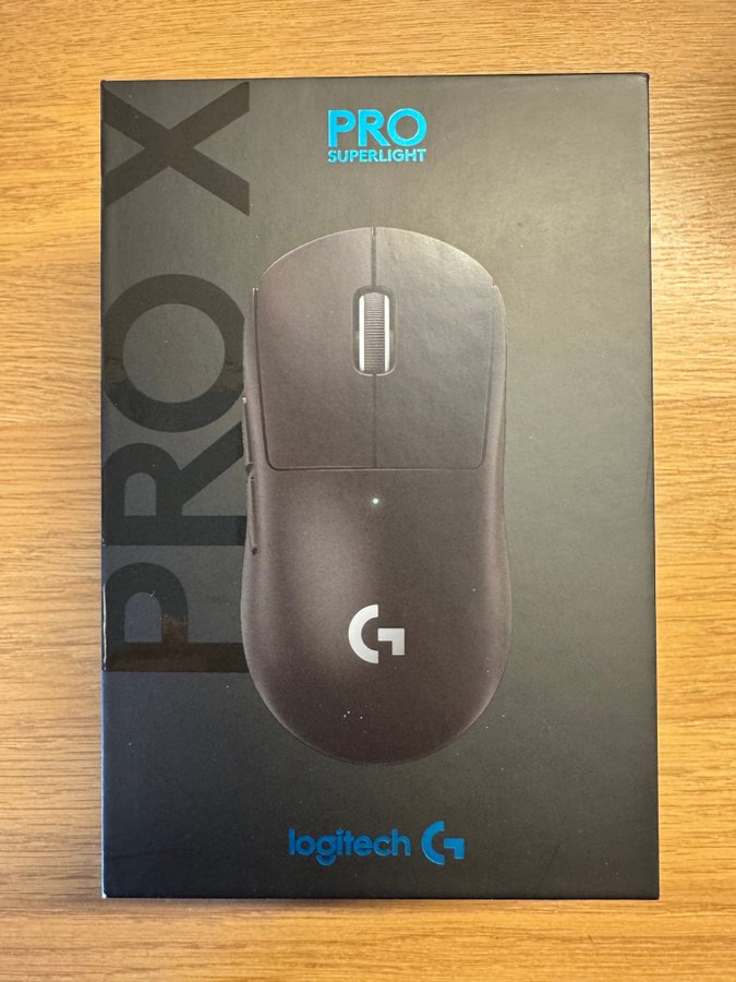 Logitech G Pro X Superlight Gamingmus - Svart