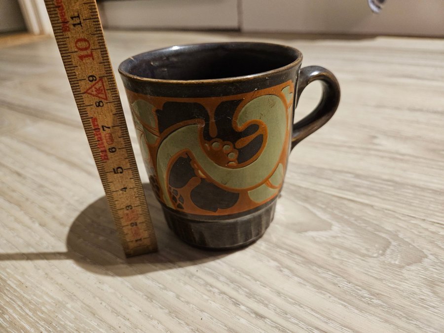 Riktigt Retro Mugg, Temugg, kaffekopp, bägare, Vintage, Kaffemugg