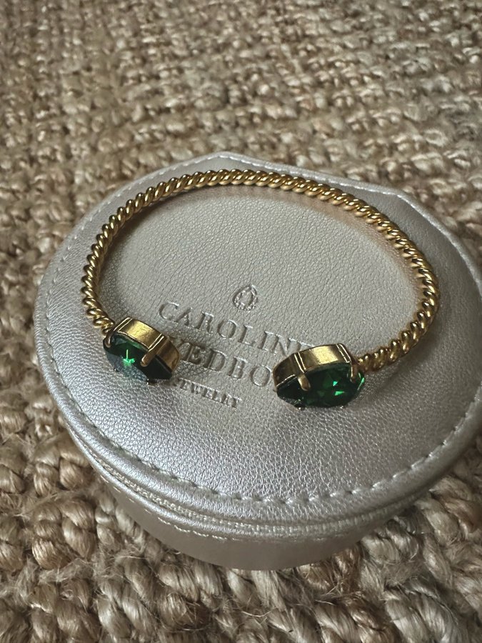 Caroline Svedbom armband, mini drop Bracelet, grön