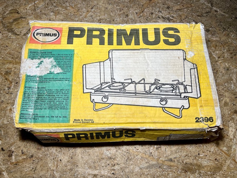 Primus 2396 Campingkök, 1950 - 1960 tal