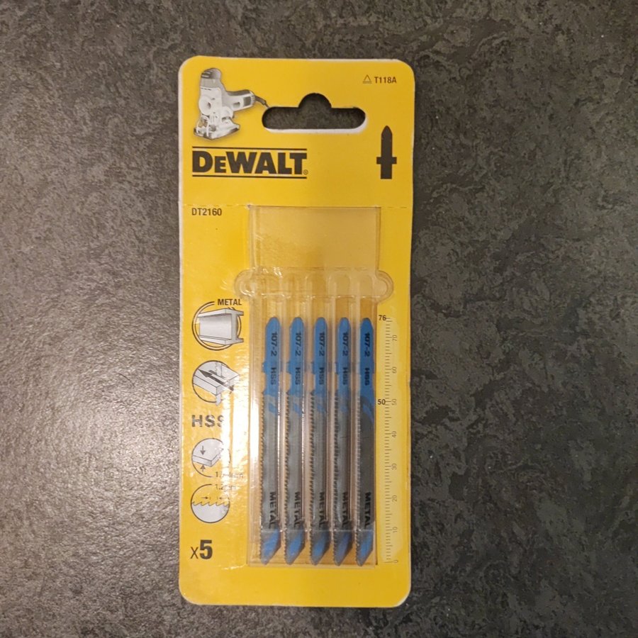 Dewalt DT2160 Sågblad för Metall 5-pack