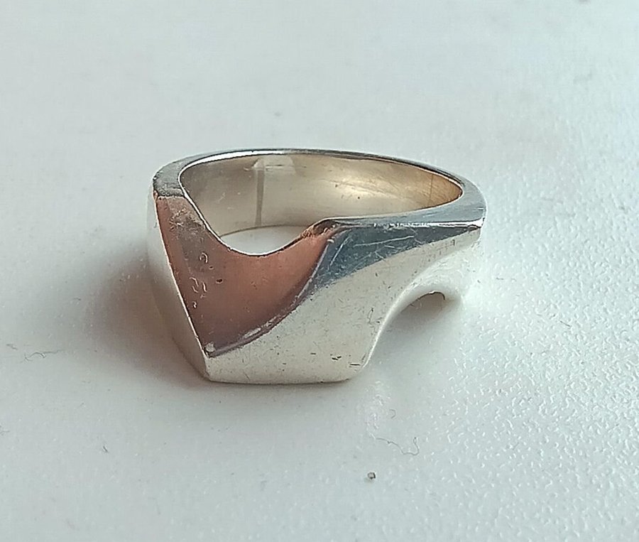 Vacker Unisex Ring Sterling Silver (Klackring) 17¾m Ø 877 GRAM!! Toppskick!!