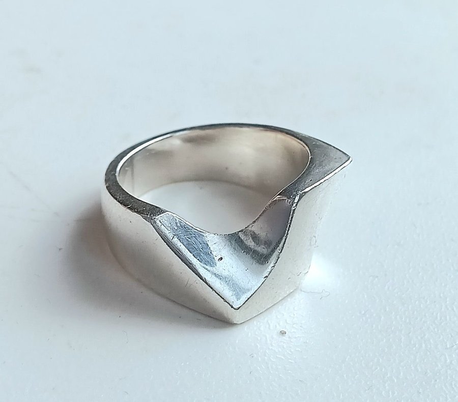 Vacker Unisex Ring Sterling Silver (Klackring) 17¾m Ø 877 GRAM!! Toppskick!!