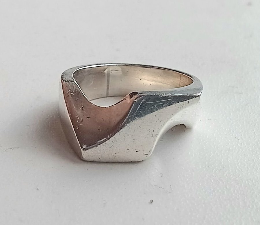 Vacker Unisex Ring Sterling Silver (Klackring) 17¾m Ø 877 GRAM!! Toppskick!!