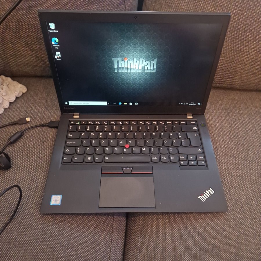 Lenovo ThinkPad T460s i5vpro-6300U/12gb ram/256GB SSD/sim plats /Utan batteriet