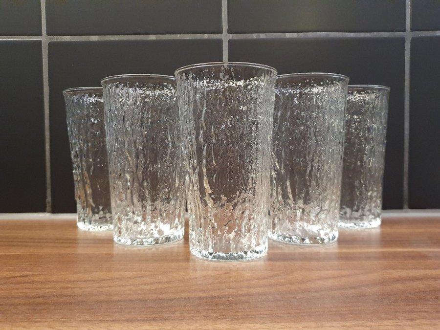 ** 5st retro Ravenhead Siesta grogglas highball drinkglad glas dricksglas