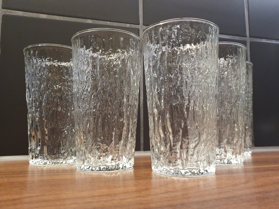 ** 5st retro Ravenhead Siesta grogglas highball drinkglad glas dricksglas