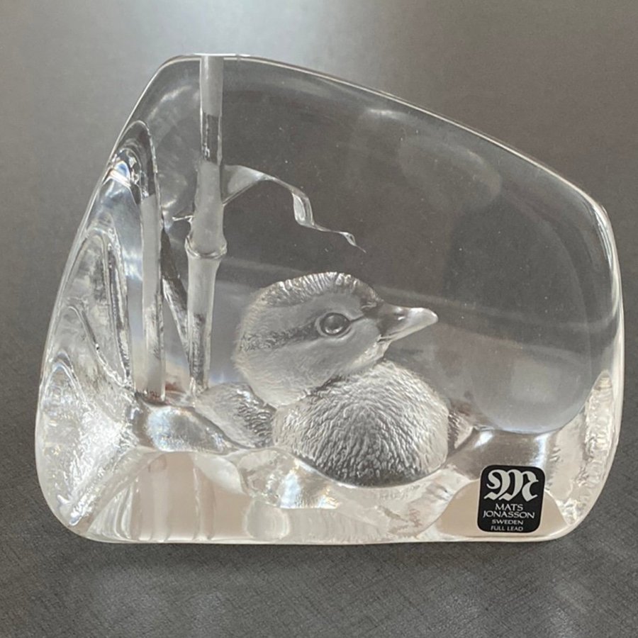 Mats Jonasson Sweden glas skulptur