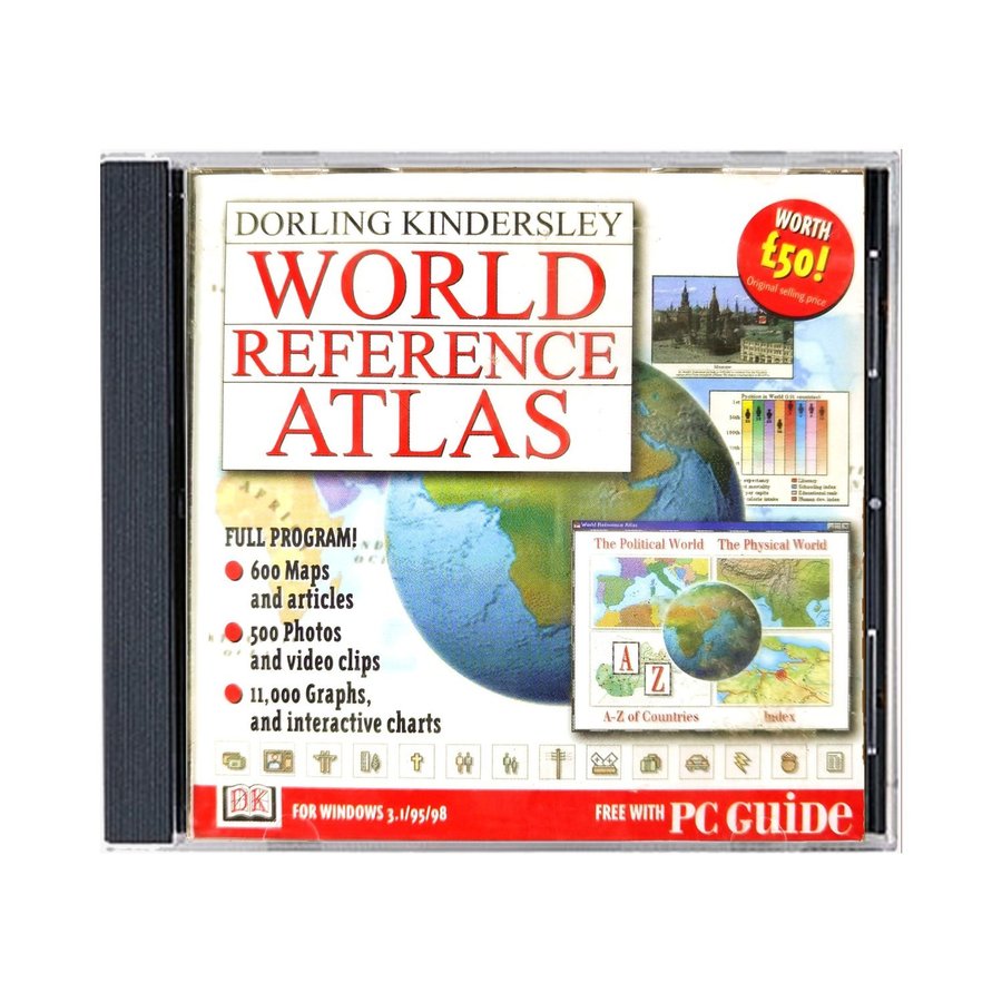 PC Guide 1999 Issue 58 - DK World Refrence Atlas