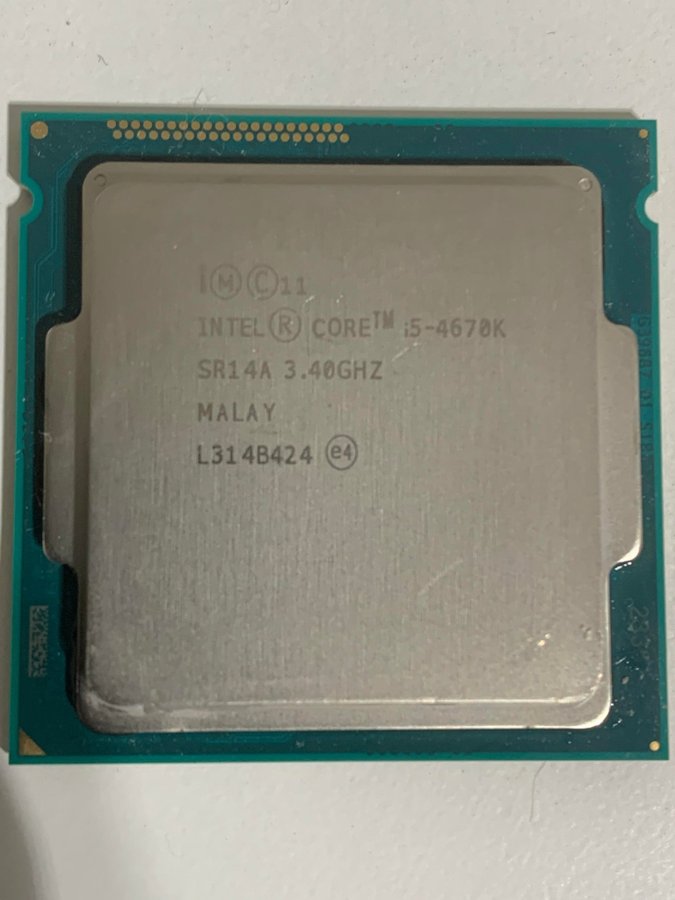 Intel® Core™ i5-4670K 3.40 GHz - 3.80 GHz (LGA 1150)